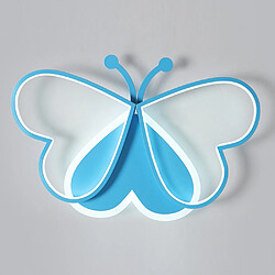 Acheter Universal Plafonnier 50cm 36W Nordic chambre d'enfant lampe de chambre plafonnier LED lumière continue dimmer bleu dessin animé papillon lampe de chambre AC85-265V plafonnier