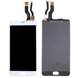 Wewoo Pour Meizu Meilan Métal LCD blanc Écran + Tactile Digitizer Assemblée pièce détachée