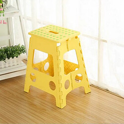 Tabouret pliant super fort pour adulte Chaise polyvalente pour enfants jaune pour cuisine