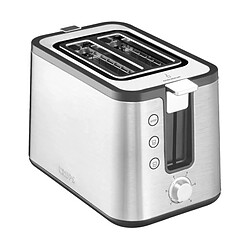 KRUPS KH442D10 Control Line Grille-pain inox, Toaster 2 fentes larges, Remontee extra haute, Fonctions rechauffage et decongelat 