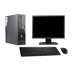 PC Fujitsu E500 DT Ecran 27" Intel i7-2600 RAM 16Go Disque 250Go Windows 10 Wifi - Occasion