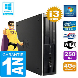 PC HP Compaq 8300 SFF Core I3-2120 Ram 4Go Disque 250 Go Graveur DVD Wifi W7 · Occasion 