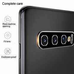 Acheter Wewoo 10 PCS en alliage de titane métal protecteur d'objectif de caméra Film de verre trempé pour Galaxy S10 / S10 + bleu