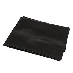 Avis taies d'oreiller soyeuses de luxe de couleur unie queen taille 20x30 pouces noir