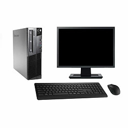 PC Lenovo M81 SFF Ecran 19" Intel i7-2600 RAM 16Go SSD 480Go Windows 10 Wifi - Occasion