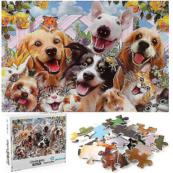 Universal Puzzles pour adultes, 1000 pièces pour animaux de compagnie pour animaux de compagnie et chiens