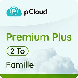 pCloud Premium Plus Famille 2 To – Licence perpétuelle - A télécharger 