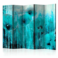 Paris Prix Paravent 5 Volets Turquoise Madness 172x225cm