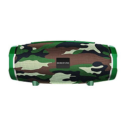 Yonis Enceinte Waterproof Bluetooth 5.0 Sportive Aux Multiples Fonctions Enceinte Bluetooth Sportive Waterproof 5.0 Son Surround 360 4 Modes de Lecture Vert YONIS