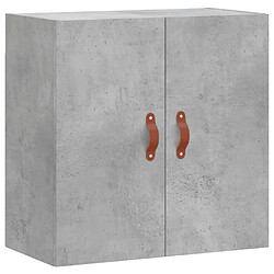 vidaXL Armoire murale gris béton 60x31x60 cm bois d'ingénierie