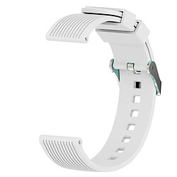 Wewoo Bracelet de montre à poignet à grain vertical pour Galaxy 42mm (blanc)