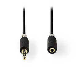 Nedis rallonge haute qualité audio stéréo jack 3.5 mm (2 mètres)