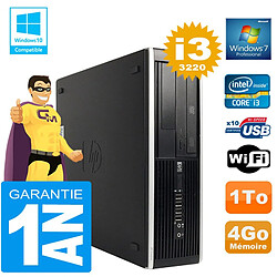 PC HP Compaq 8300 SFF Core I3-3220 Ram 4Go Disque 1 To Graveur DVD Wifi W7 · Occasion 