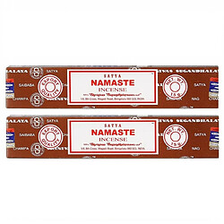 Encens indien relaxation Namaste Satya 2x (24 batons) 