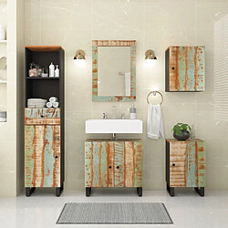 Maison Chic Armoire de Bain | Ensemble de 5 meubles salle de bain bois massif récupéré -GKD63794