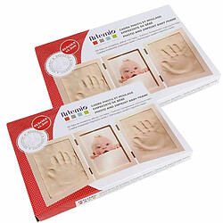 Artemio 2 kits moulages empreinte de bébé