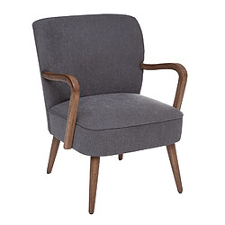 Atmosphera, Createur D'Interieur Fauteuil à boucle avec accoudoirs Chiara - Gris