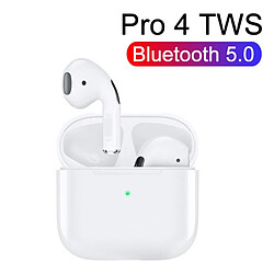 GUPBOO Casque Bluetooth TWS Pro 4 ; écouteurs sans fil; écouteurs TWS ; écouteurs intra-auriculaires stéréo de sport ; écouteurs sans fil; casque de 4ème génération