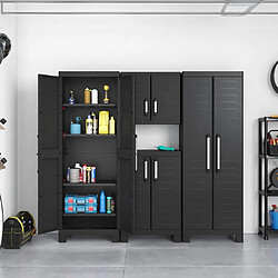 Avis Keter Armoire de rangement basse Detroit Noir