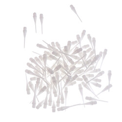 100 Pcs Dart Soft Tips Points 2BA Standard Darts Shaft Needle White Soft Tip Dart Tips