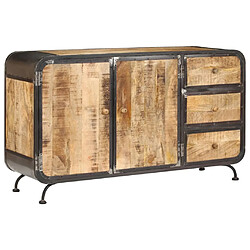 Maison Chic Buffet,Meuble de Rangement,commode pour salon,Cuisine 140 x 40 x 80 cm Bois de manguier massif -MN47858