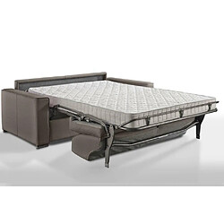 Inside 75 Canapé convertible 2-3 places EXCELLENCE 120 cm matelas MEMORY 18 cm inclus polyuréthane taupe