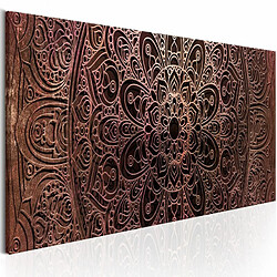 Paris Prix Tableau Imprimé Mandala : Amber Silence 40 x 120 cm 