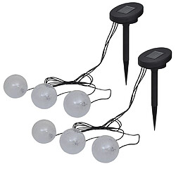 vidaXL Lampes flottantes à LED 6 pcs pour étang et piscine