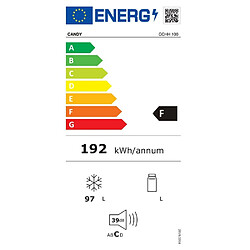 Congélateur coffre 54.5cm 97l - CCHH100 - CANDY