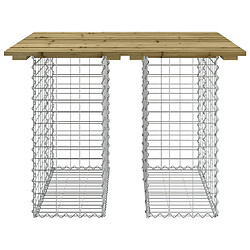 Avis Maison Chic Banc de jardin | Banquette de jardin | Chaise Relax design gabion 100x102x72 cm bois de pin imprégné -MN65659