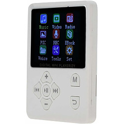 Vendos85 Lecteur Mp3 de 1,8 pouce 32 go blanc 