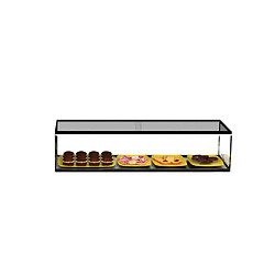 Vitrine Neutre Rectangulaire en verre trempé - L 555 / 1200 mm - Sayl 