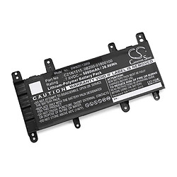 vhbw Batterie compatible avec Asus K756UQ-T4221T, K756UQ-T4239T, K756UQ-T4340R ordinateur portable Notebook (5000mAh, 7,6V, Li-polymère) 