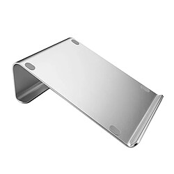 Wewoo Support Holder argent pour ordinateur portable, adapté de refroidissement en aluminium Mac Air, Pro, iPad et autres ordinateurs portables 11-17 pouces