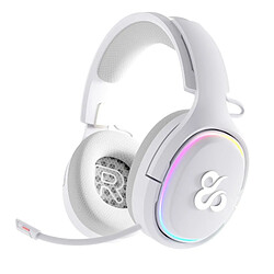 Casques avec Microphone Newskill Blanc 