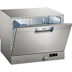 siemens - sk26e821eu siemens - lave-vaisselle compact 6 couverts a+ pose-libre inox - sk26e821eu