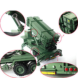 1:72 Moulé sous Pression USA PAC-3 Patriot Missile 4D Jouet D'affichage de Modèle de Véhicule Militaire