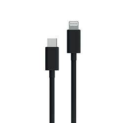 My Way Myway Câble Lightning vers USB-C Charge 60W et Synchronisation 1m Noir