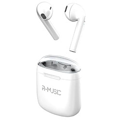 Avis R-MUSIC - Ecouteurs sans fil avec Boitier AKKOR 2 (BLANC)