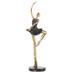 Figurine Décorative Alexandra House Living Doré Plastique Ballerine 15 x 18 x 44 cm