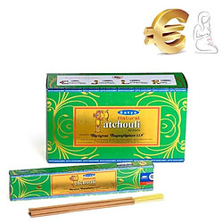 Encens indien fertilité et richesse Patchouli Satya Sai Baba 8x (96 batons)