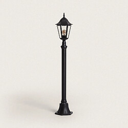 Avis Ledkia Lampadaire Extérieur en Saillie sur Pied 185 cm Black Traditional Noir