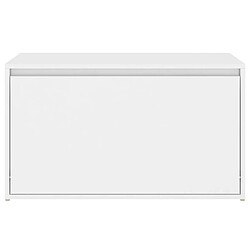 Acheter vidaXL Banc d'entrée 80x40x45 cm Blanc Bois d’ingénierie