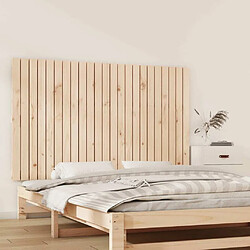 Maison Chic Tête de lit scandinave pour lit adulte,Meuble de chambre murale 147x3x90 cm Bois massif de pin -MN14628 