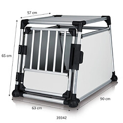 Box de transport en aluminium Trixie 63 × 65 × 90 cm 