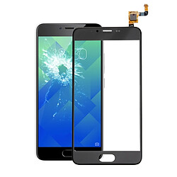 Wewoo Pièce détachée Meizu M5 / noir Meilan 5 écran tactile (seul sans le LCD) Digitizer Assemblée