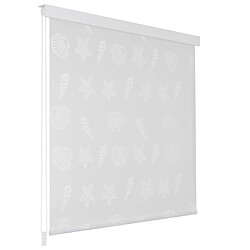 vidaXL Store roulant de douche 100x240 cm Étoile de mer