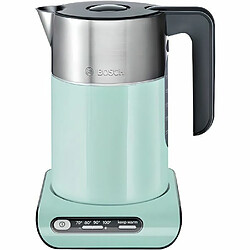 Bouilloire Bosch Styline TWK8612P - 1.5L - 2400W - Turquoise Menthe - Anti-calcaire