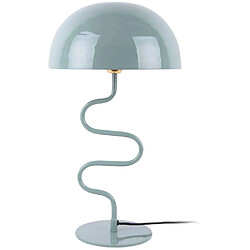 LEITMOTIV Lampe à poser en métal Twist bleu.