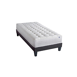 Bellecour Ensemble Châtelet Ensemble CHÂTELET 90x190 cm | Matelas Mémoire de forme + Sommier Bois